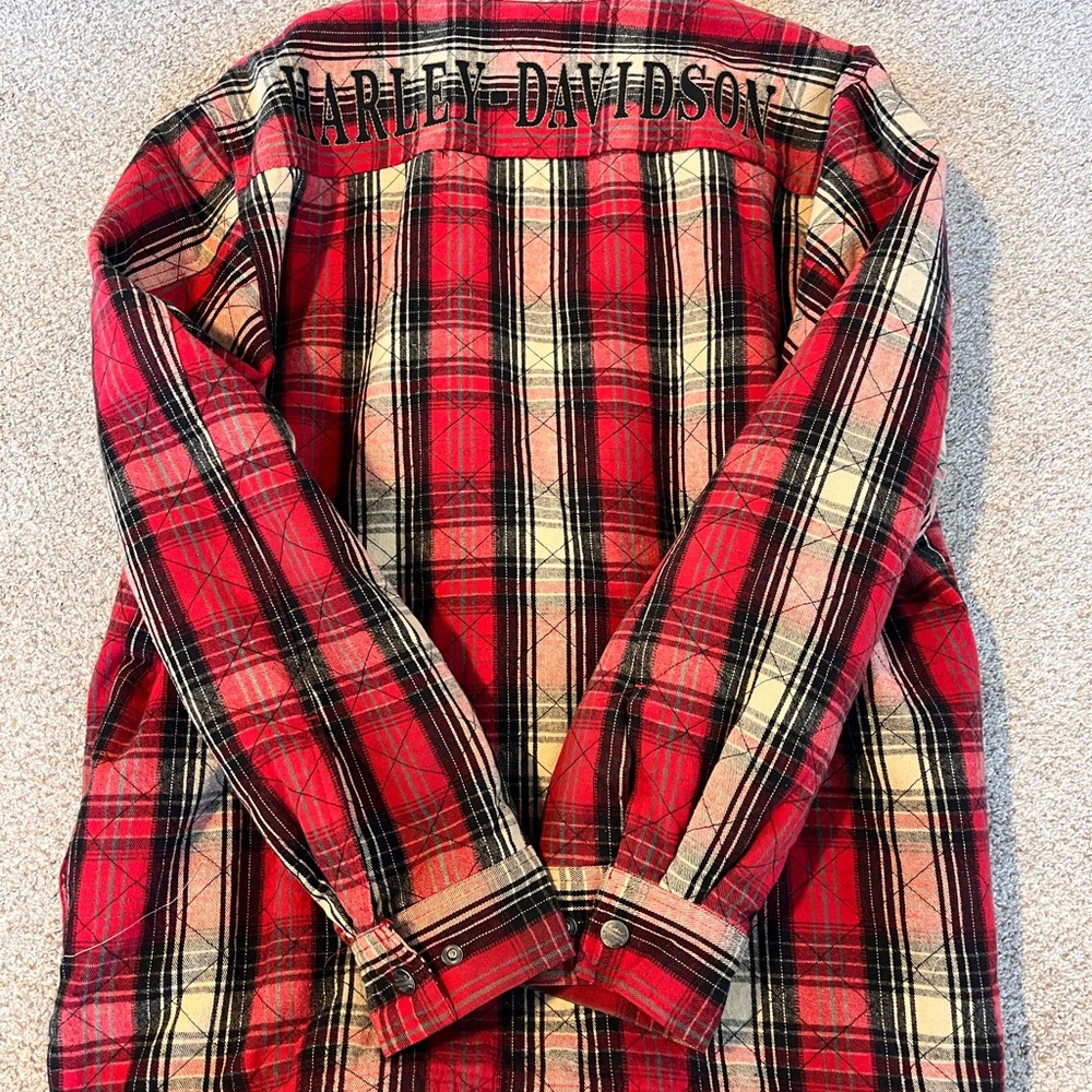 Harley-Davidson Quilted Flannel Shacket